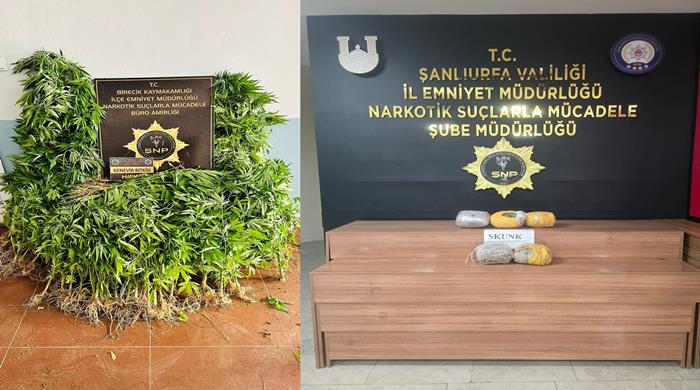 Şanlıurfa Emniyeti Narkotik Operasyonlarıyla Uyuşturucuya Darbe Vurdu!
