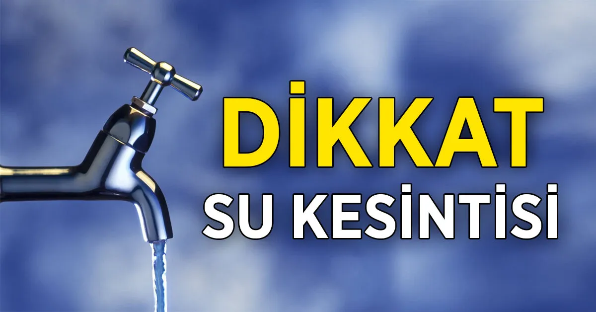  Devteşti Mahallesi'nde Su Kesintisi