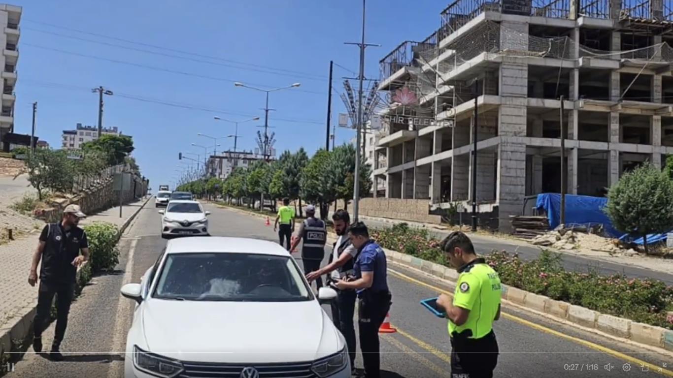 Şanlıurfa İl Emniyet Müdürlüğü'nden Huzur ve Güven Operasyonu