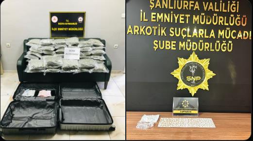 Güvenlik Güçlerimiz Şanlıurfa'da Uyuşturucuya Geçit Vermiyor