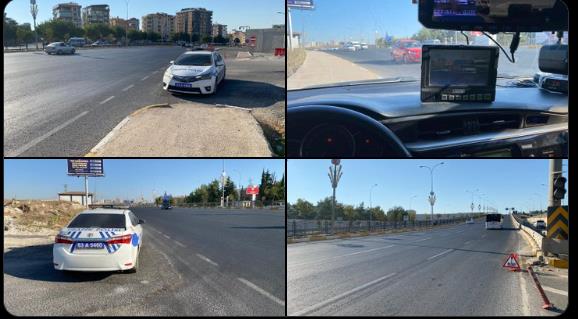 Şanlıurfa Trafikte Hız Denetimleri Devam Ediyor