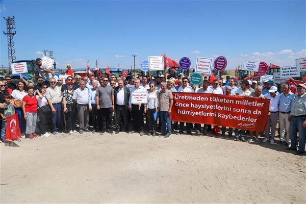 Başkan Yalım: Kırmızı mazot çiftçiye verilmediği müddetçe bu memlekette hububat yetişmez