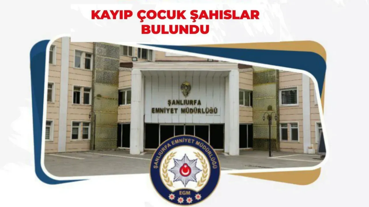 Şanlıurfa’da Kayıp 3 Çocuk Ailelerine Kavuştu