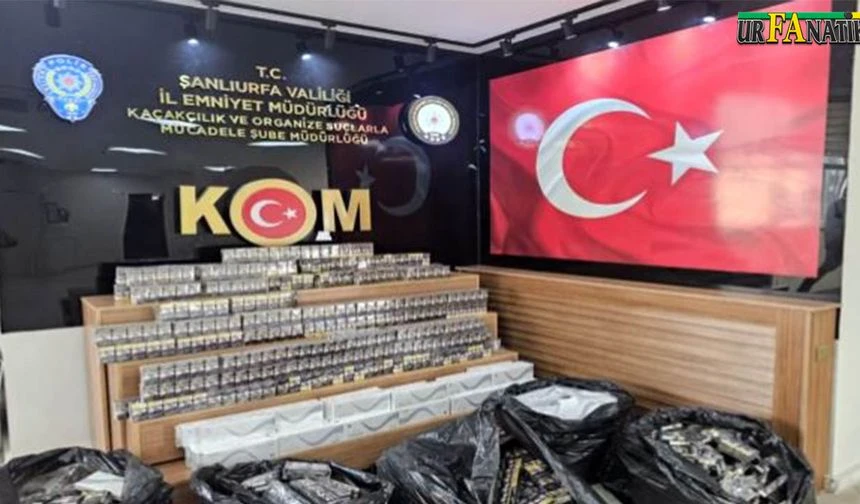 Şanlıurfa’da 420 Karton Kaçak Sigara Ele Geçirildi