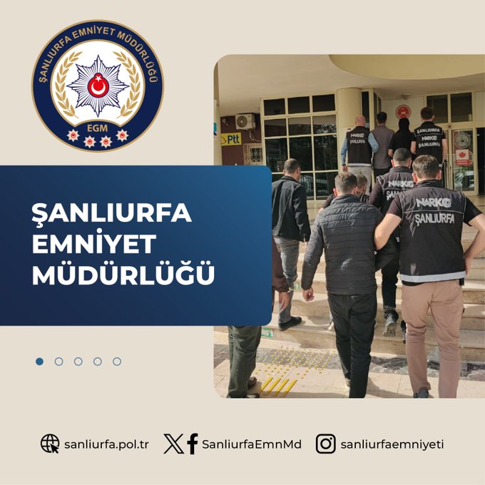 Şanlıurfa’da Torbacı Operasyonu: 7 Tutuklama