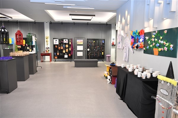 Kayseri Büyükşehir'in Engelsiz Sanat Sergisi açıldı