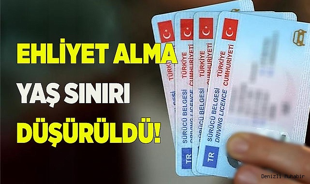 Ehliyet Alma Yaşına Yeni Düzenlemeler Resmi Gazete'de Yayınlandı