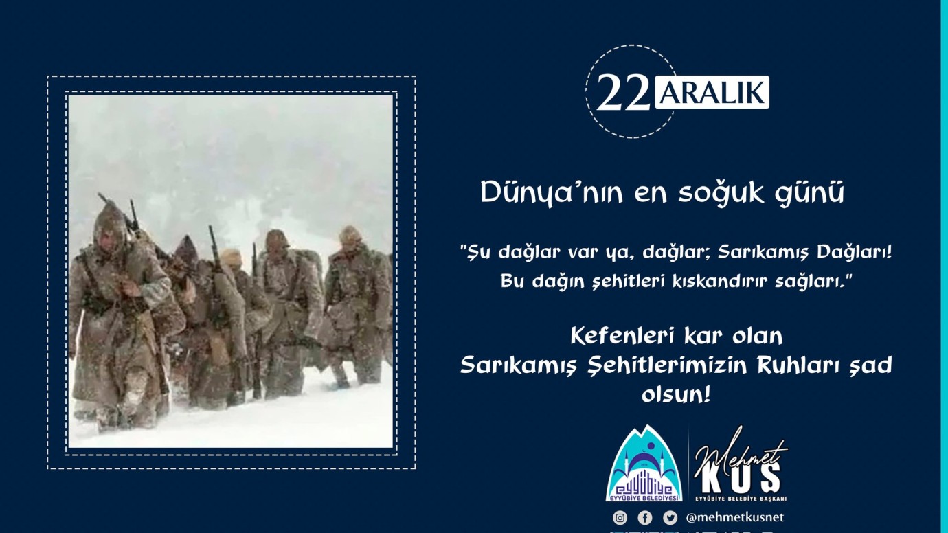 Sarıkamış Şehitleri Rahmet ve Minnetle Anıldı