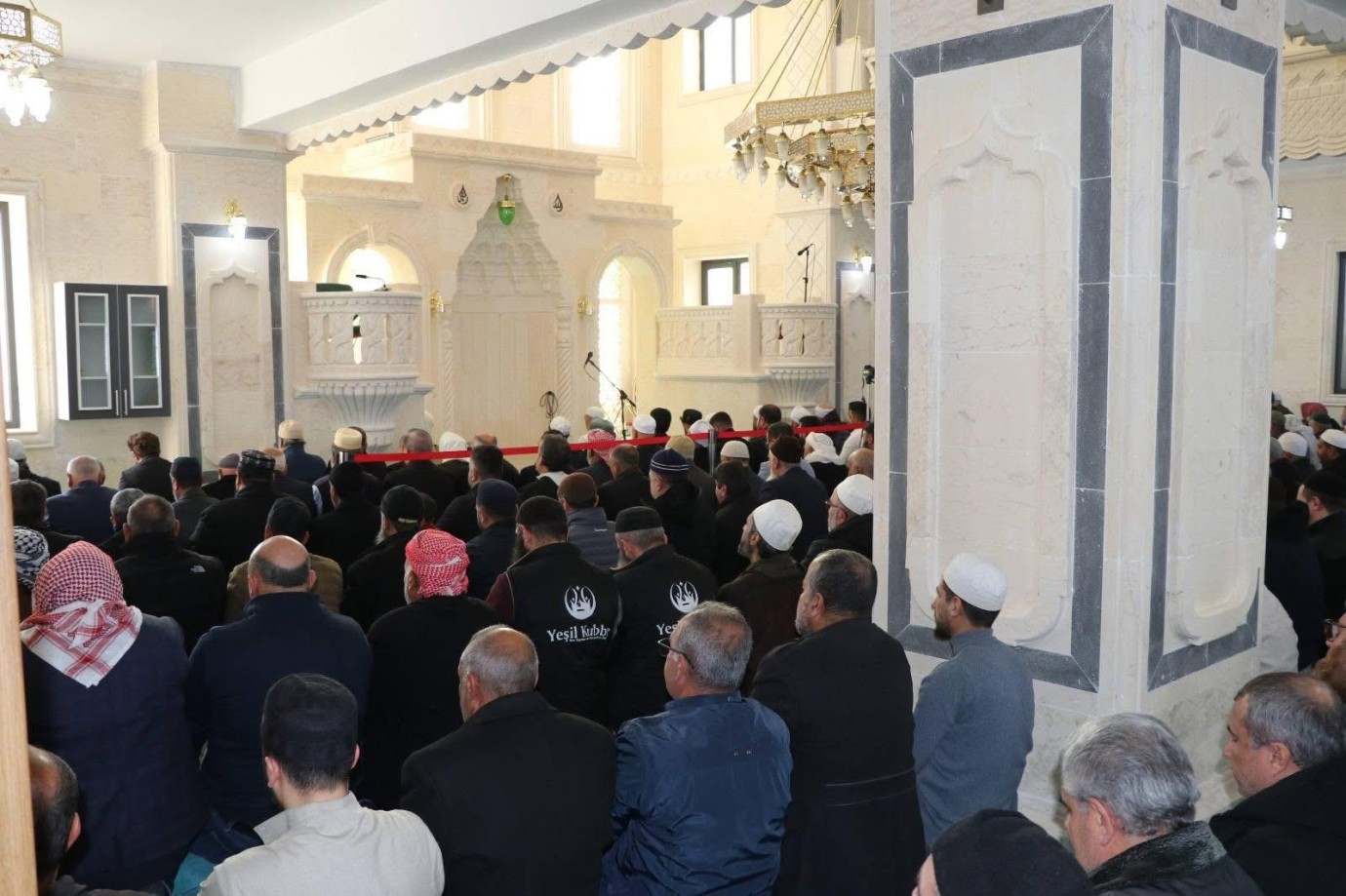 Ceylanpınar'da Yeşil Kubbe Cami Yeniden İbadete Açıldı