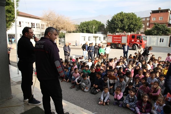 Kılıç Ali paşa ilkokulu’nda yangın tatbikatı düzenlendi