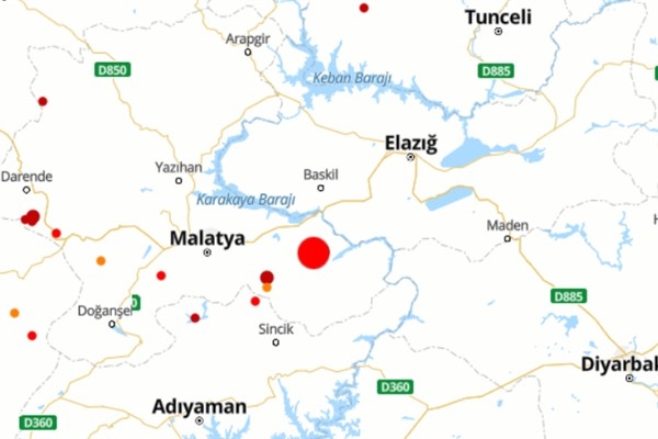 Malatya'da deprem