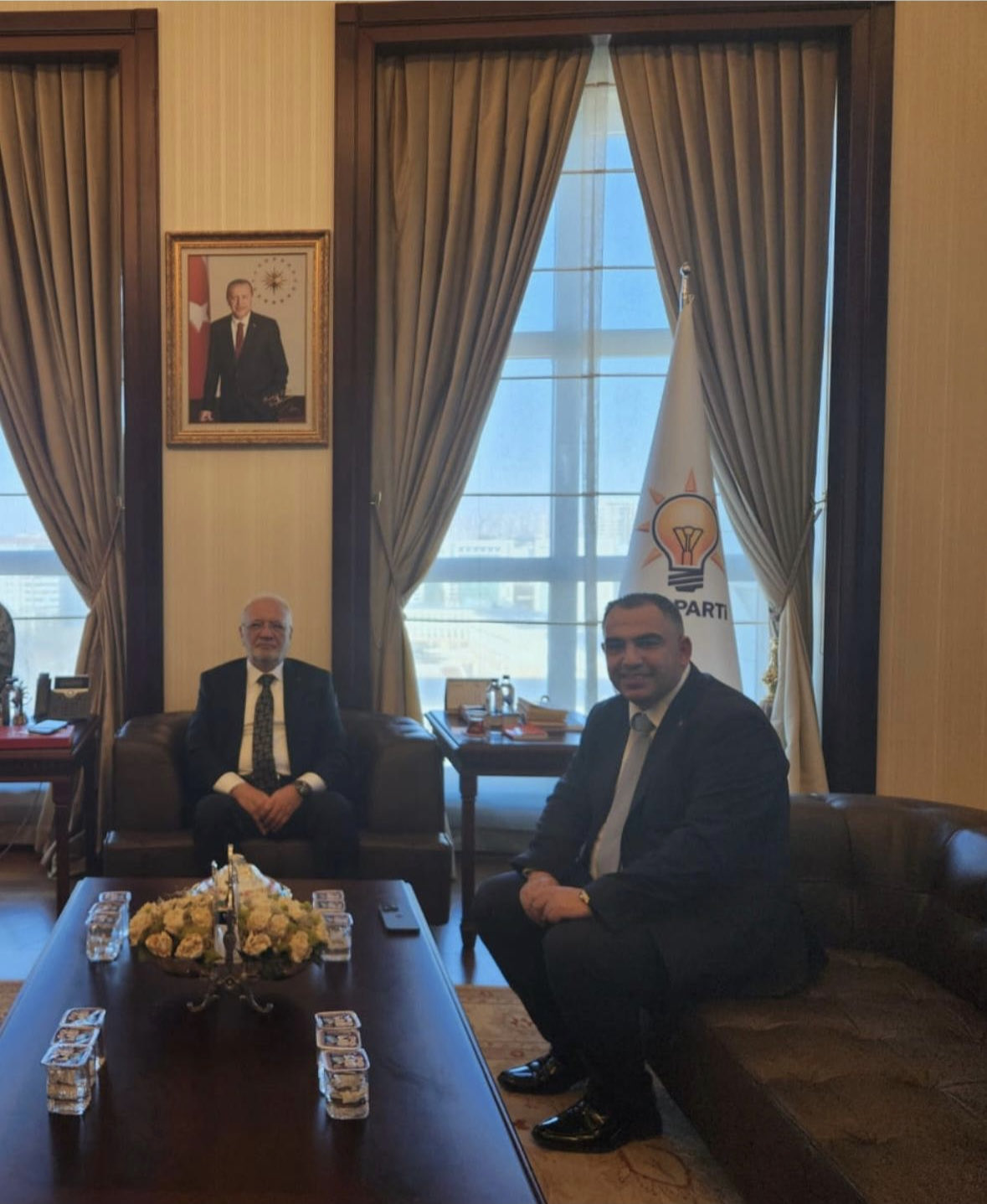 MKYK Üyesi Mehmet Ali Kurt’tan Mustafa Elitaş’a Ziyaret ve Başarı Dilekleri
