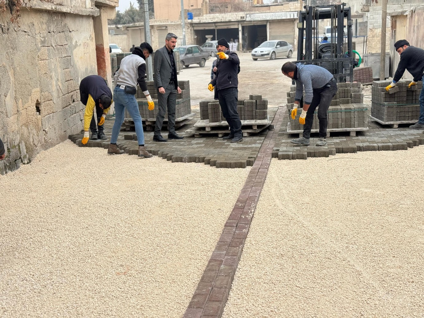 Suruç Belediyesi’nden 105 Bin M² Kilit Taşı Döşeme Çalışması