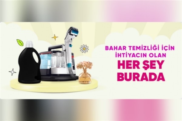 Hepsiburada’da &Prime;Bahar Temizliği Kampanyası&Prime; başladı