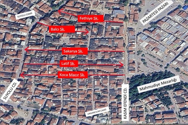 İnegöl'de 5 cadde ve sokakta tek yön uygulaması hayata geçirildi