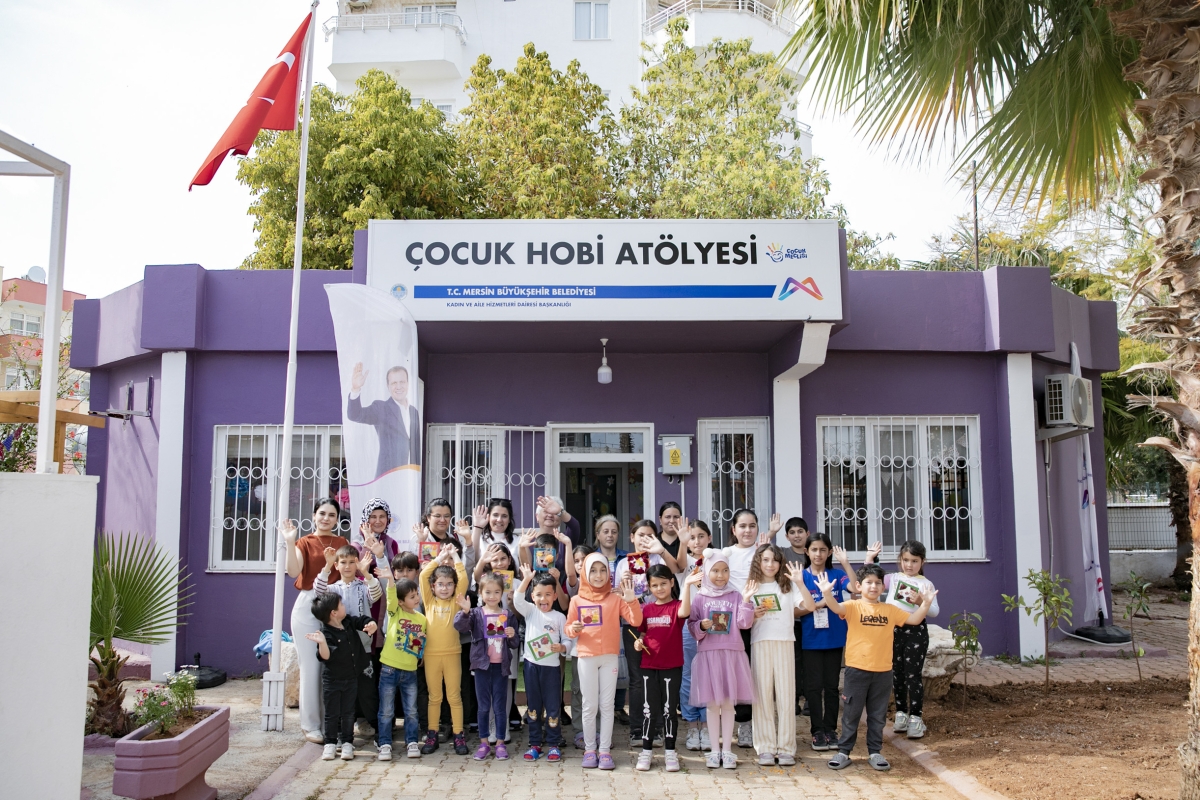 Mersin'de Silifke Atakent Çocuk Hobi Atölyesi açıldı