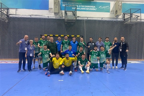 Nilüfer Belediyespor Erkek Hentbol Takımı, Beykoz Beledispor'u mağlup etti