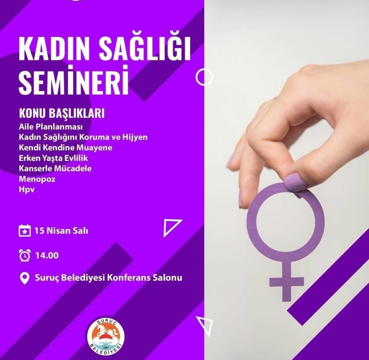 Suruç’ta Kadın Sağlığı Semineri