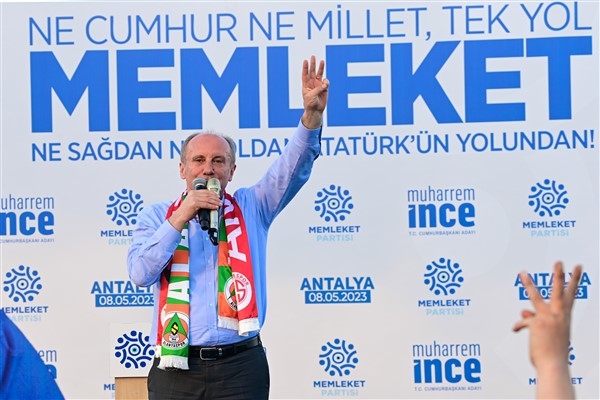 İnce: AK Parti iktidarı ekonomide olduğu gibi dış politikada da tam bir fiyaskodur