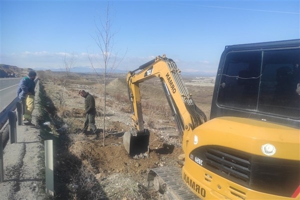 Batman'da &Prime;Yeşil Kuşak Ağaçlandırma&Prime; çalışmalarına devam ediliyor