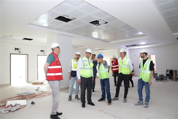 Şanlıurfa İl Sağlık Müdürü Solmaz’dan Şanlıurfa Şehir Hastanesi’ne ziyaret