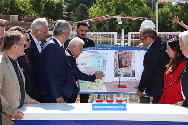 Atatürk Spor Salonu’nun temeli törenle atıldı