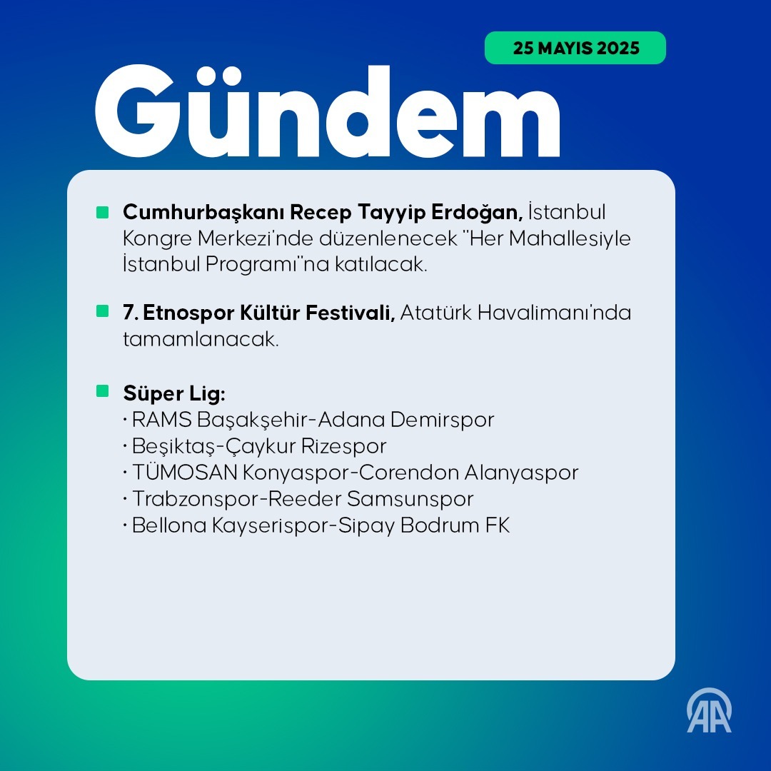Gün Boyunca Takip Edilecek Başlıklar