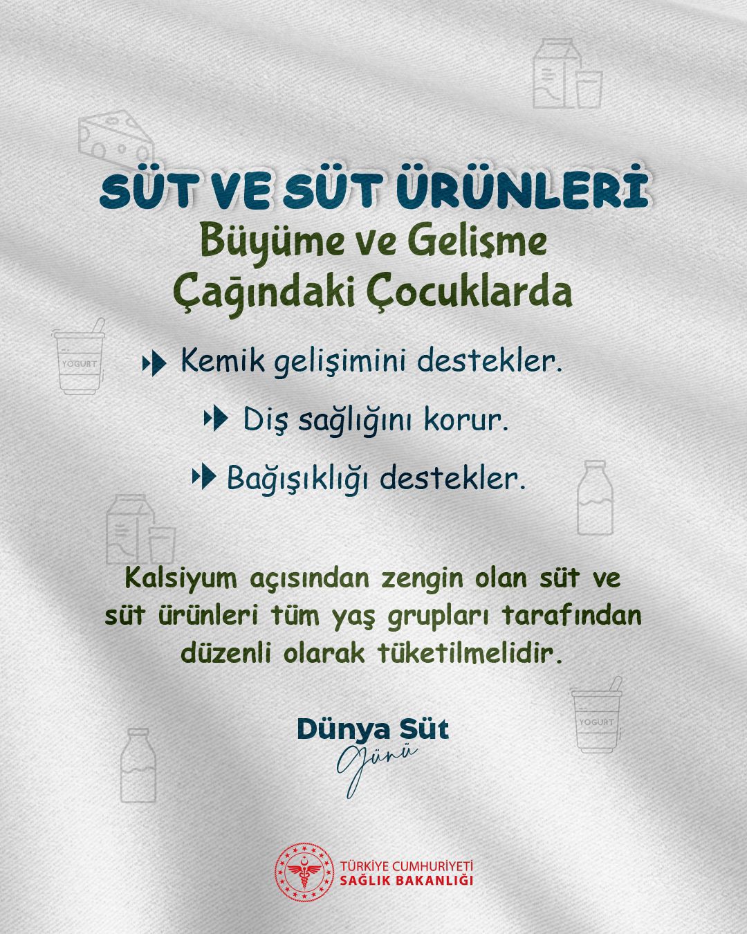 Sağlıklı Bir Gelecek İçin Süt Tüketimi Şart!