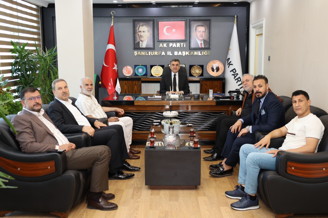 Kulüp Başkanı Saraçoğlu'ndan AK Parti İl Başkanı Günbegi’ye Ziyaret