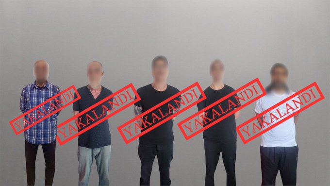 Kırmızı Bültenli 5 Suçlu Türkiye’ye Getirildi