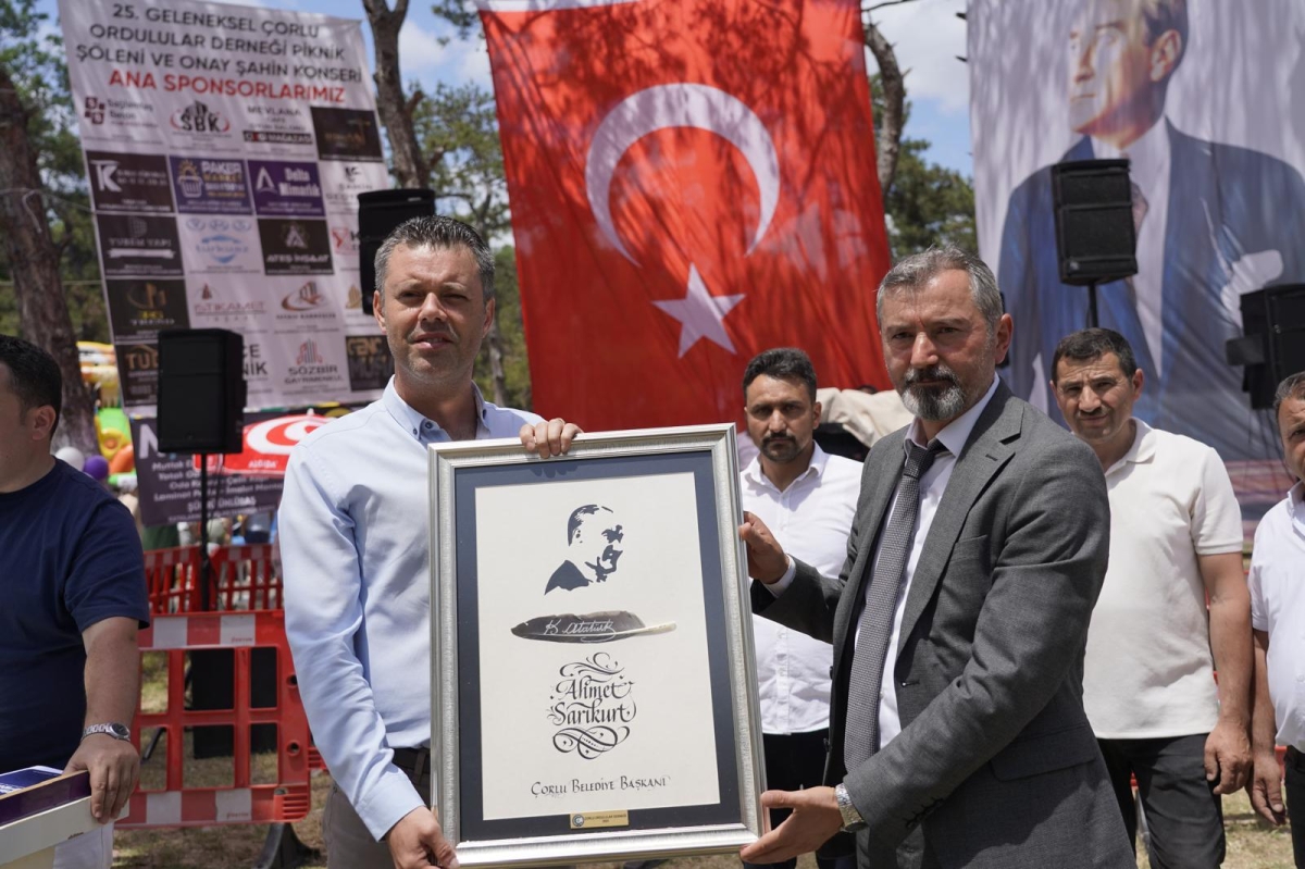 Başkan Sarıkurt, Çorlu Ordulular Derneği piknik şölenine katıldı