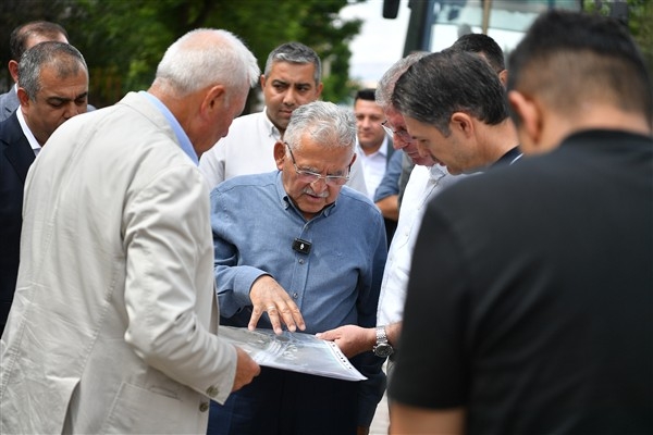 Başkan Büyükkılıç’tan altyapı yatırımlarına inceleme