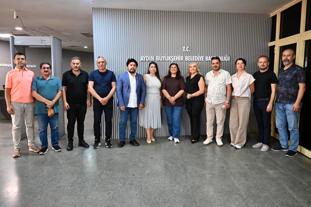 Başkan Çerçioğlu'na Aydın Büyükşehir Gazeteciler Cemiyeti'nden ziyaret