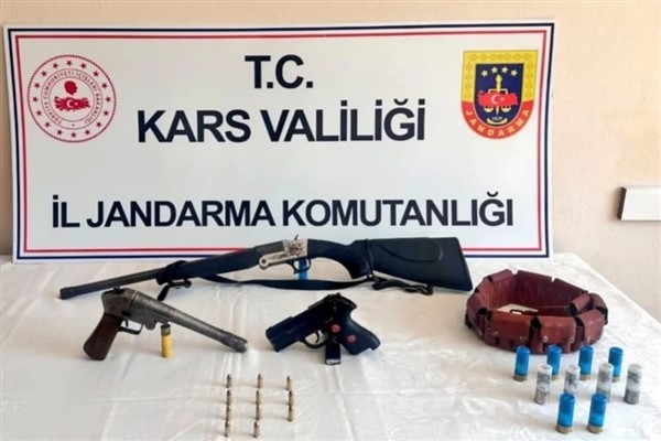 Kars'ta yasa dışı silah operasyonu