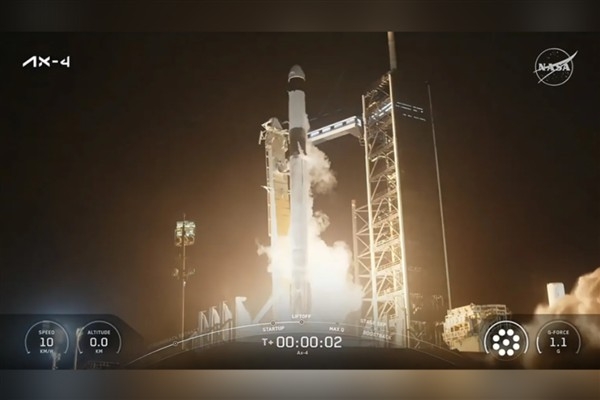 NASA: Axiom-4 Uluslararası Uzay İstasyonu'na fırlatıldı