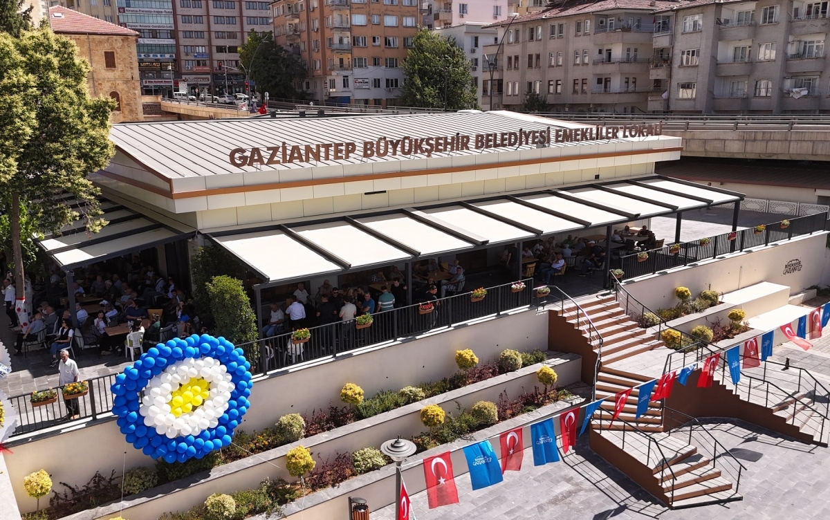 Gaziantep'te Emekliler Lokali hizmete açıldı