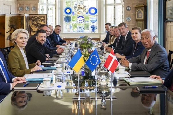 Zelenski, Frederiksen, Costa ve Leyen ortak toplantı yaptı