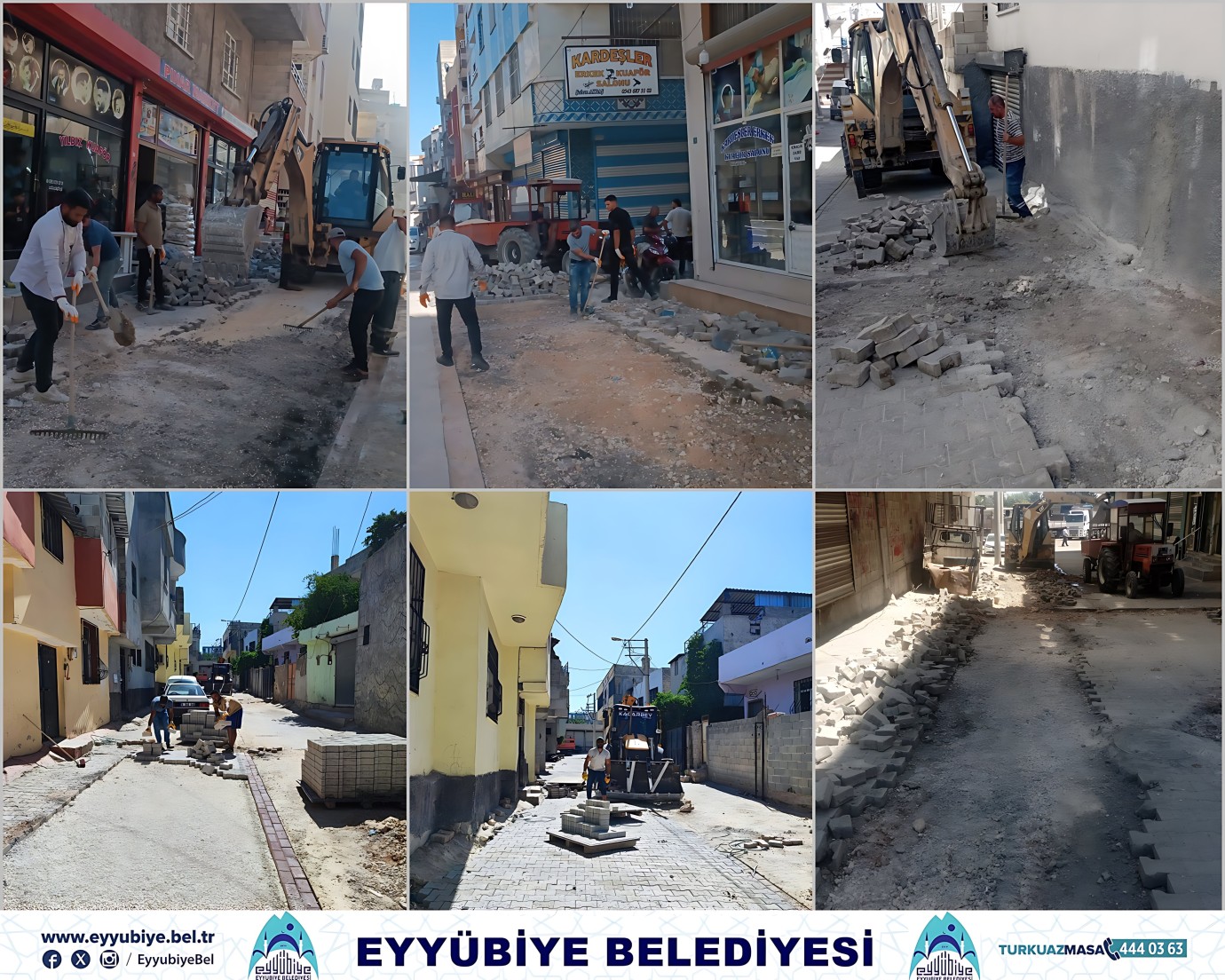 Eyyübiye Belediyesi Fen İşleri Müdürlüğü Hız Kesmiyor! Sokaklar Yenileniyor