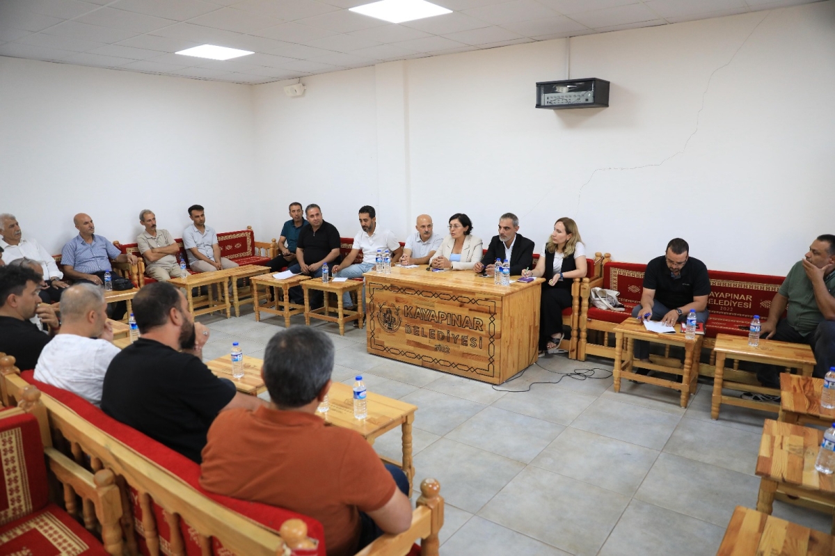 Kayapınar Belediyesi'nden Halk Toplantısı
