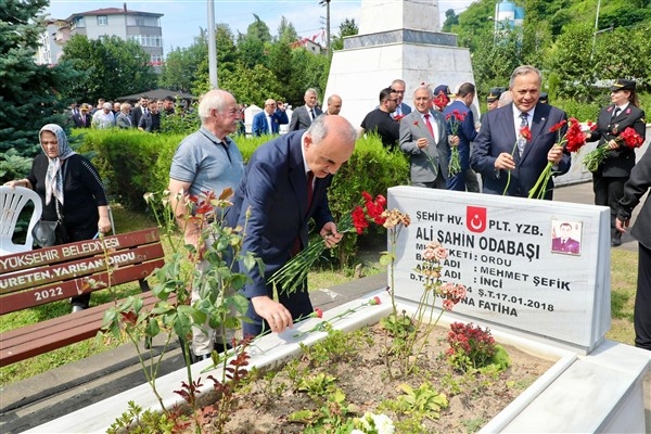 15 Temmuz şehitleri, Ordu'da anıldı