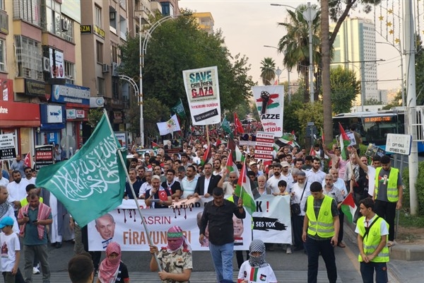 Şanlıurfa’da Gazze'ye destek yürüyüşü düzenlendi