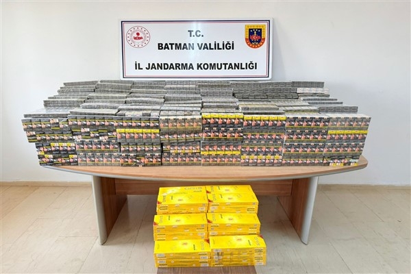 Batman'da 8 bin 940 paket sigara ele geçirildi