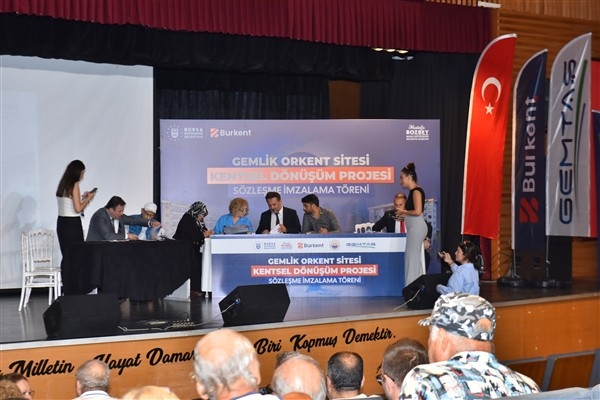 Orkent Sitesi Kentsel Dönüşüm Projesi’nde imzalar atıldı
