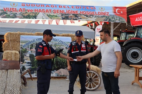 Jandarma, Karaman'da trafik ve emniyet tedbirleri aldı