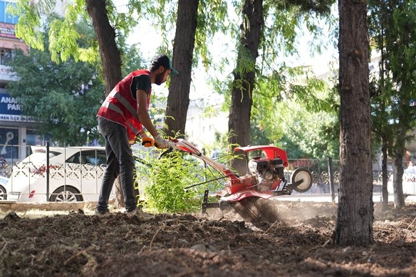 Keçiören'de park ve bahçelere estetik dokunuş
