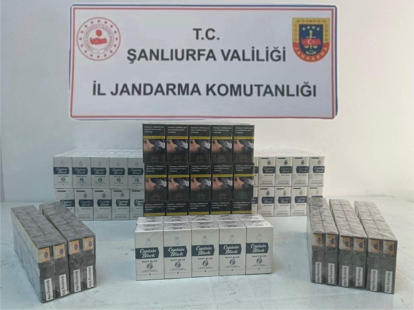 ŞANLIURFA’DA KAÇAK SİGARA OPERASYONU