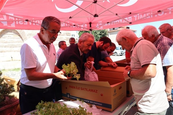 Akmeşe’de vatandaşlara binlerce fide dağıtıldı