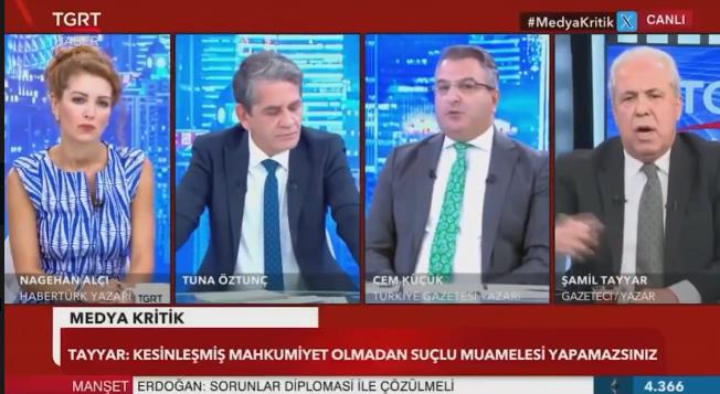 Şamil Tayyar’dan Cem Küçük’e: “Burası mahkeme değil; yanlış bilgi veriyorsun”