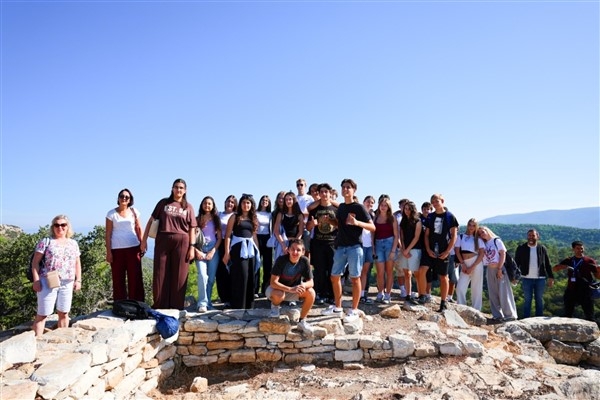 Erasmus öğrencileri Pedasa Antik Kenti’ni keşfetti