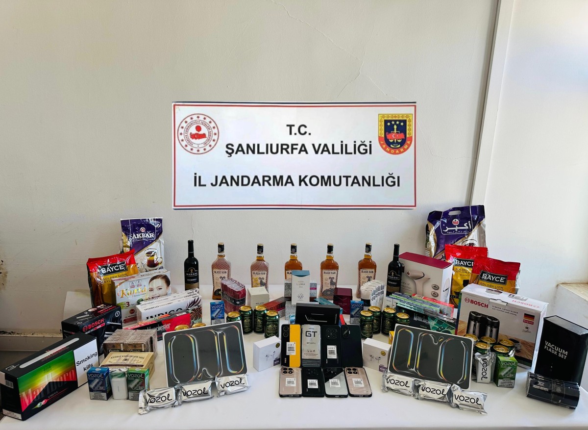 Şanlıurfa’da Tütün ve Alkol Kaçakçılarına Darbe
